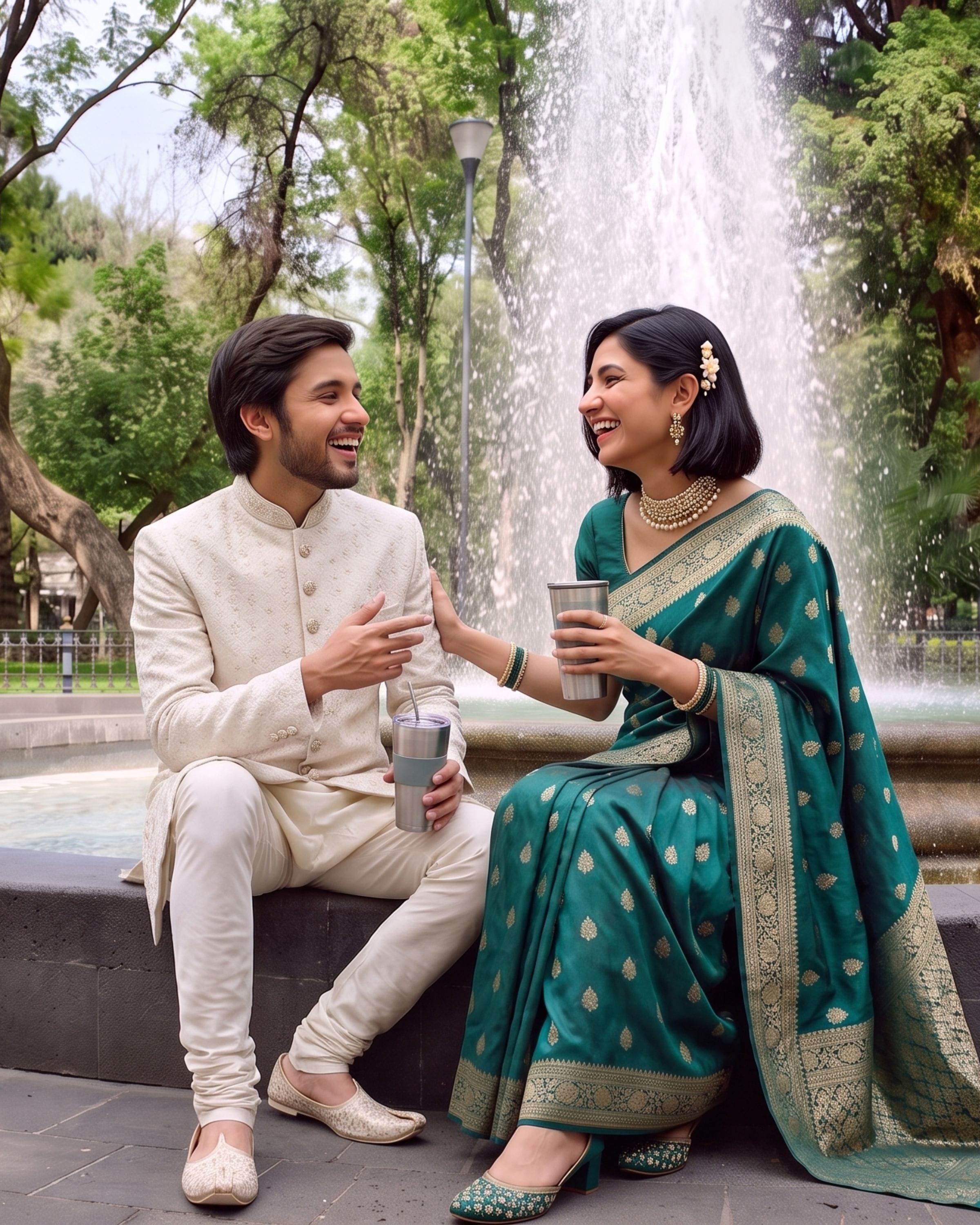 Couple laughing together — Goodweds Journeys
